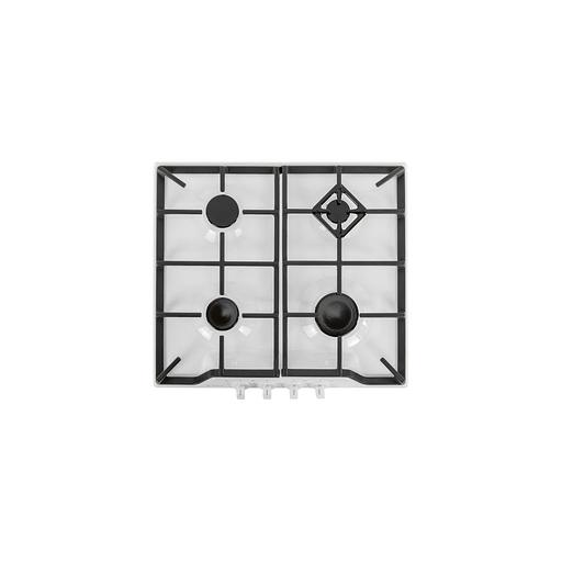 Газовая варочная панель GEFEST ПВГ 1212, 4 конфорки, эмалированная сталь, белый фото 1