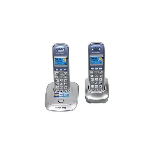 Радиотелефон Panasonic KX-TG2512RUS, серебристый фото 1