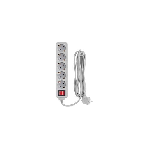 Сетевой фильтр PC PET AP01006-3-G, 3м, серый фото 1