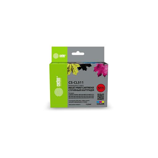 Картридж Cactus CS-CL511, CL-511, многоцветный / CS-CL511 фото 1