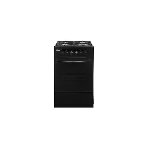 Газовая плита Лысьва ЭГ 401-2у, электрическая духовка, без крышки, черный фото 1