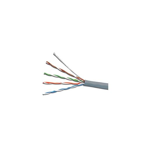 Кабель сетевой UTP, кат.5E, 305м, 4 пары, 26AWG, 0.4мм, 0.40мм, алюминий омедненный, одножильный, серый фото 1