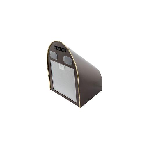 Вытяжка каминная Elikor Эпсилон 50П-430-П3Л, медный антик/золотистый, ползунковое управление [841540] фото 1