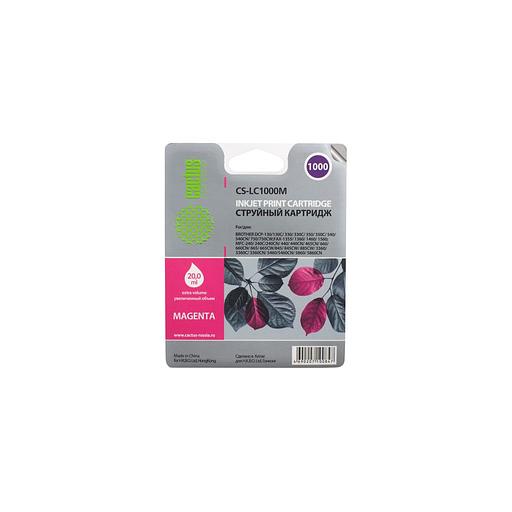 Картридж Cactus CS-LC1000M, пурпурный / CS-LC1000M фото 1