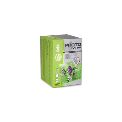 Фотобумага Cactus CS-GA6180500, A6, для струйной печати, 500л, 180г/м2, белый, покрытие глянцевое фото 1