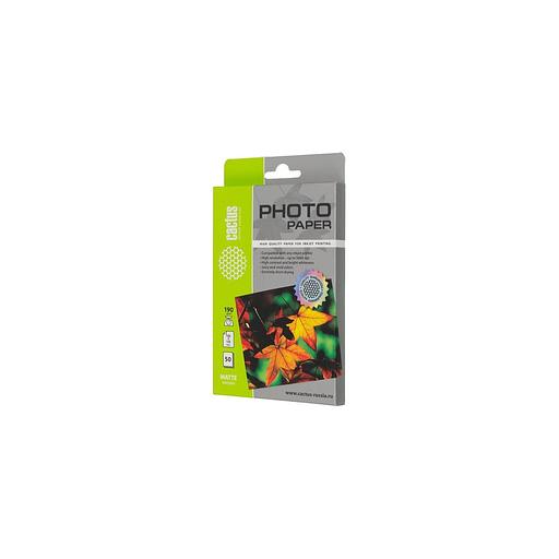 Фотобумага Cactus CS-MA619050, для струйной печати, 50л, 190г/м2, белый, покрытие матовое фото 1