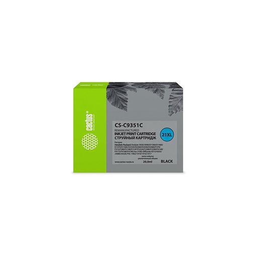 Картридж Cactus CS-C9351C, №21XL, черный / CS-C9351C фото 1