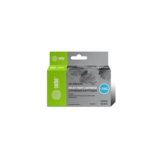 Картридж Cactus CS-CB322N(CS-CB322), №178XL, фото черный / CS-CB322N(CS-CB322) фото 1