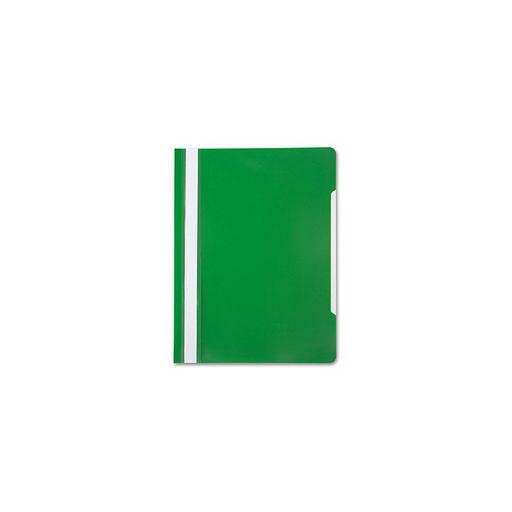 Папка-скоросшиватель Бюрократ -PS20GRN, A4, пластик, зеленый фото 1