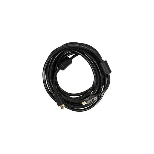 Кабель соединительный аудио-видео NingBo HDMI-5M-MG, HDMI (m) - HDMI (m), ver 1.4, 5м, GOLD, ф/фильтр, черный [hdmi-5m-mg(ver1.4)bl] фото 1
