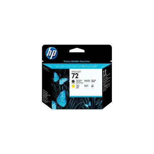 Печатающая головка HP 72 C9384A черный матовый/желтый для HP DJ T1100/T610/T1120/T1200/T1118 фото 1