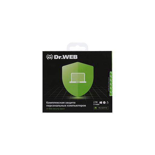 Антивирус Dr.Web Security Space 2 ПК 2 года Новая лицензия BOX [bhw-b-24m-2-a3] фото 1
