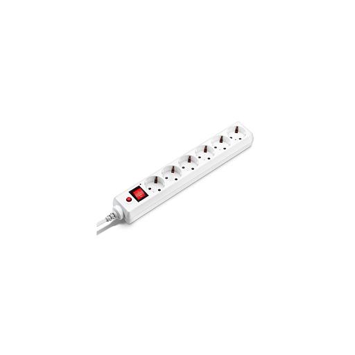 Сетевой фильтр Buro 600SH-5-W, 5м, белый фото 1