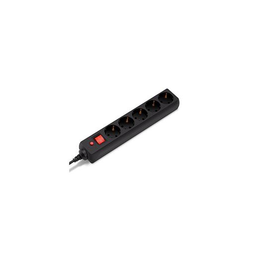Сетевой фильтр Buro 500SH-1.8-UPS-B, 1.8м, черный фото 1