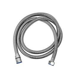 Шланг для душа МЕТАЛ хром 1/2С-1/2 150см anti-twist фото 1