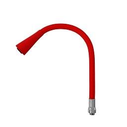 Гибкий излив смесителя мойки силиконовый с 2-х режимным аэратором КРАСНЫЙ фото 1