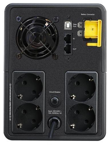 Источник бесперебойного питания APC Back-UPS BX2200MI-GR 1200Вт 2200ВА черный фото 4