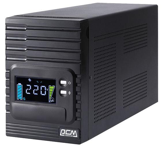 Источник бесперебойного питания Powercom Smart King Pro+ SPT-2000 LCD 1600Вт 2000ВА черный Powercom Smart King Pro+ SPT-2000 LCD (SPT-2000-II LCD) фото 1