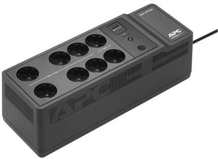 ИБП APC Back-UPS 650ВА, 400ватт, 230В, 6 розеток с батарейной защитой и 2 с сетевой фильтрацией, порт для зарядки USB Type-C and A, черный APC by Schneider Electric APC Back-UPS 650VA (BE650G2-RS) фото 2
