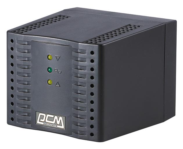 Стабилизатор напряжения Powercom TCA-3000 Black 1500Вт 3000ВА черный фото 1