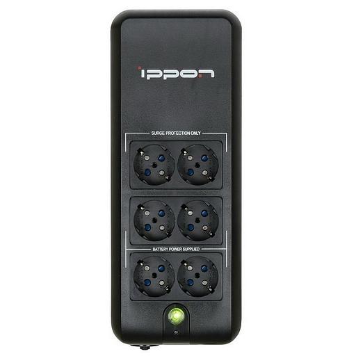 Источник бесперебойного питания Ippon Back Verso 600 300Вт 600ВА черный фото 3