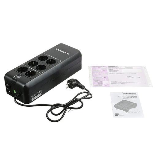 Источник бесперебойного питания Ippon Back Verso 600 300Вт 600ВА черный фото 5