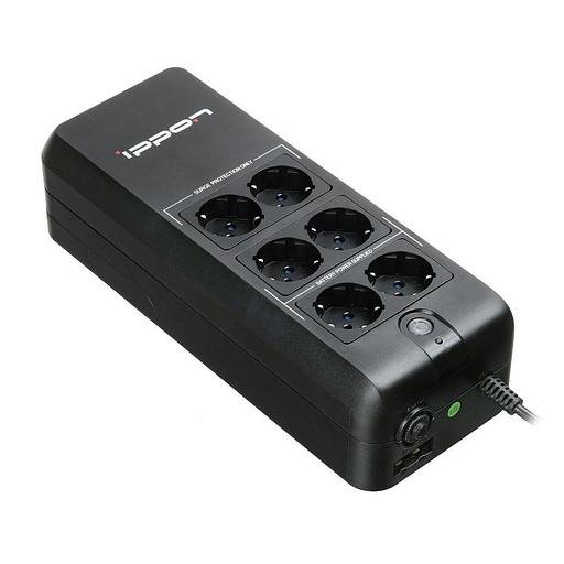 Источник бесперебойного питания Ippon Back Verso 400 200Вт 400ВА черный фото 1