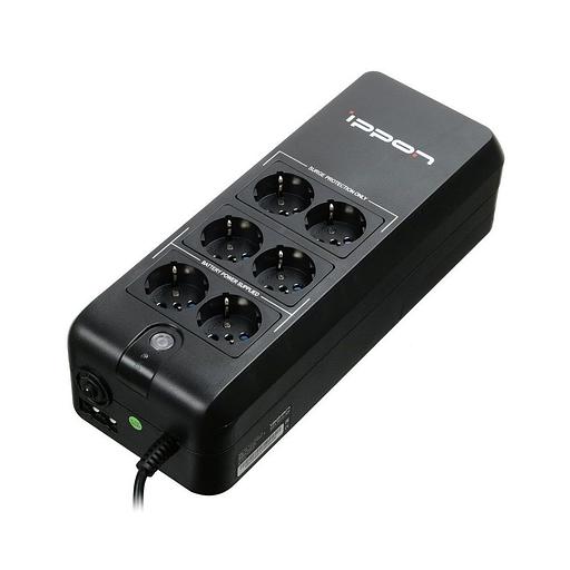 Источник бесперебойного питания Ippon Back Verso 400 200Вт 400ВА черный фото 2