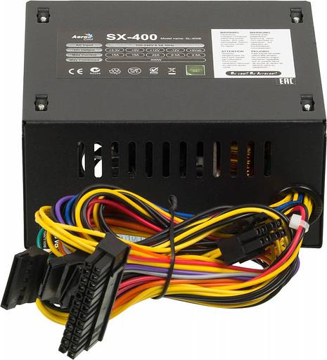 Блок питания Aerocool SFX 400W SX-400 (24+4+4pin) 80mm fan 3xSATA RTL фото 2