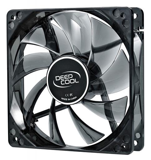 Вентилятор Deepcool WIND BLADE 120 120x120x25mm 3-pin 4-pin (Molex)26dB LED Ret фото 1