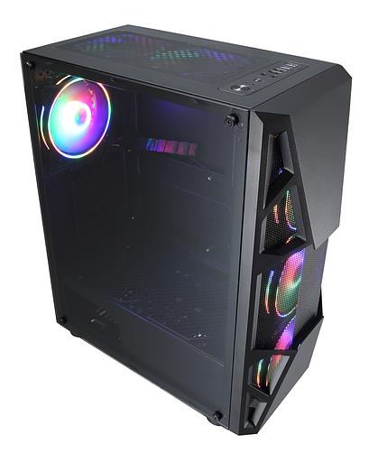 Корпус Formula CL-3303B RGB черный без БП ATX 6x120mm 2xUSB2.0 1xUSB3.0 audio bott PSU фото 3