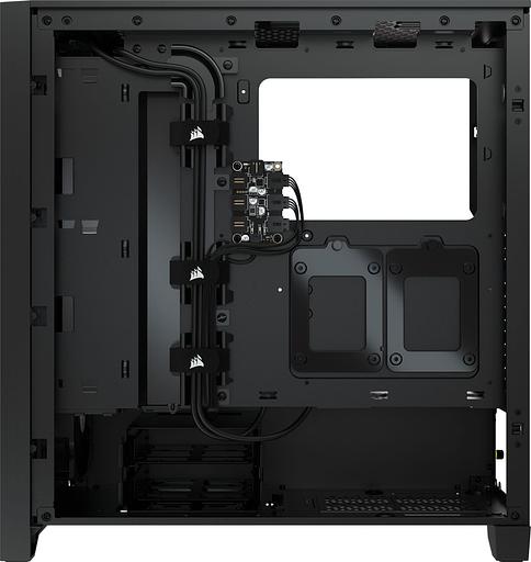 Корпус Corsair iCUE 4000X RGB чёрный без БП ATX 3x120mm 4x140mm 1xUSB3.0 audio bott PSU фото 8