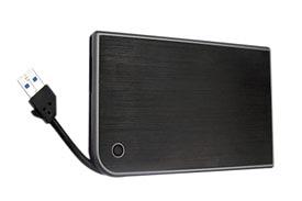 Внешний корпус для HDD/SSD AgeStar 3UB2A14 SATA II пластик/алюминий черный 2.5" фото 2