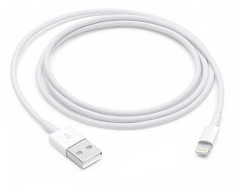 Кабель Apple MXLY2ZM/A Lightning (m) USB A(m) 1м белый фото 1