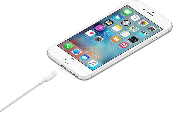 Кабель Apple MXLY2ZM/A Lightning (m) USB A(m) 1м белый фото 2