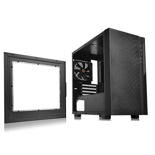 Корпус Thermaltake Versa H18 Window черный без БП mATX 2xUSB2.0 1xUSB3.0 audio bott PSU фото 9