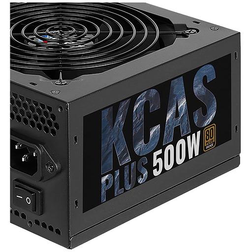 Блок питания Aerocool ATX 500W KCAS PLUS 500 80+ bronze (24+4+4pin) APFC 120mm fan 7xSATA RTL фото 3