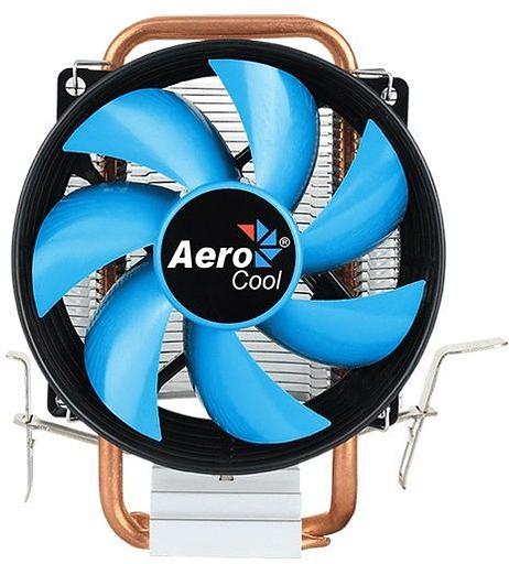 Устройство охлаждения(кулер) Aerocool Verkho 1-3P Soc-FM2+/AM2+/AM3+/AM4/1150/1151/1155 3-pin 28dB Al+Cu 100W 280gr Ret фото 1