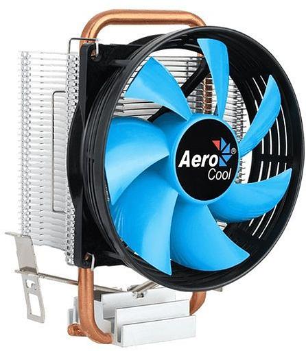 Устройство охлаждения(кулер) Aerocool Verkho 1-3P Soc-FM2+/AM2+/AM3+/AM4/1150/1151/1155 3-pin 28dB Al+Cu 100W 280gr Ret фото 2