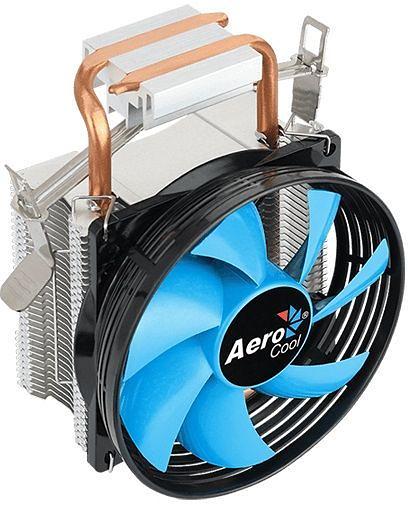 Устройство охлаждения(кулер) Aerocool Verkho 1-3P Soc-FM2+/AM2+/AM3+/AM4/1150/1151/1155 3-pin 28dB Al+Cu 100W 280gr Ret фото 4