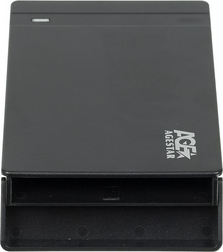 Внешний корпус для HDD/SSD AgeStar 3UB2P3 SATA III пластик черный 2.5" фото 5