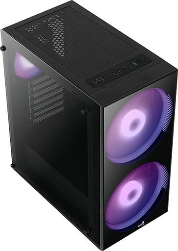 Корпус Aerocool Python-G-BK-v1 черный без БП ATX 1x120mm 2x200mm 2xUSB2.0 1xUSB3.0 audio bott PSU фото 5