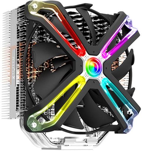 Устройство охлаждения(кулер) Zalman CNPS17X Soc-FM2+/AM2+/AM3+/AM4/1150/1151/1155/2011 4-pin 17-29dB Al+Cu 200W 700gr LED Ret фото 1
