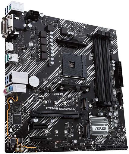 Материнская плата Asus PRIME B550M-K Soc-AM4 AMD B550 4xDDR4 mATX AC`97 8ch(7.1) GbLAN RAID+VGA+DVI+HDMI фото 2