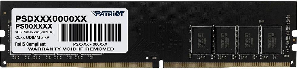 Память DDR4 16Gb 3200MHz Patriot PSD416G320081 RTL PC4-25600 CL22 DIMM 288-pin 1.2В single rank фото 1