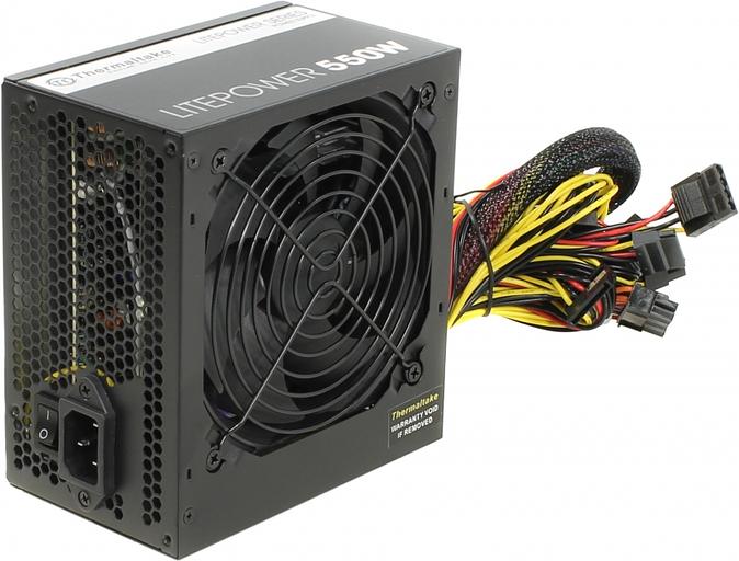 Блок питания Thermaltake ATX 550W LT-550P (24+4+4pin) APFC 120mm fan 5xSATA RTL фото 1