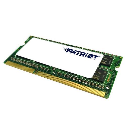 Память DDR3L 8Gb 1600MHz Patriot PSD38G1600L2S RTL PC3-12800 CL11 SO-DIMM 204-pin 1.35В dual rank фото 1