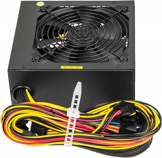 Блок питания Accord ATX 450W ACC-450W-80BR 80+ bronze (24+4+4pin) 120mm fan 6xSATA RTL фото 3