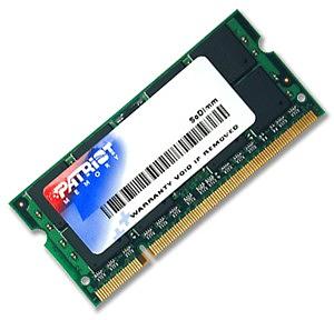 Память DDR2 2Gb 800MHz Patriot PSD22G8002S RTL PC2-6400 CL6 SO-DIMM 200-pin 1.8В фото 1
