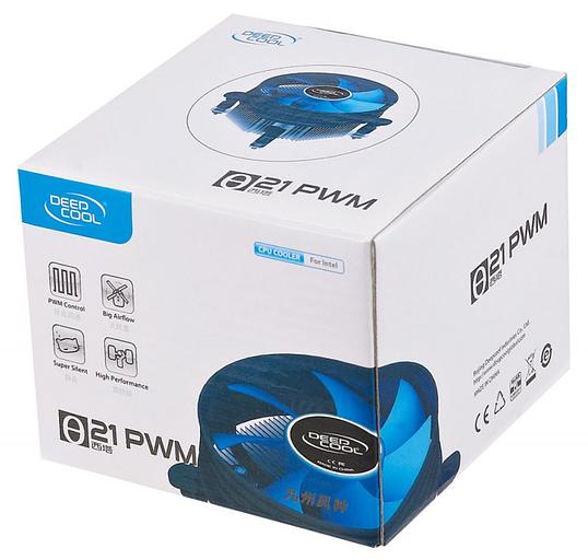 Устройство охлаждения(кулер) Deepcool Theta 21 PWM Soc-1200/1150/1151/1155 4-pin 18-33dB Al 95W 370gr Ret фото 3